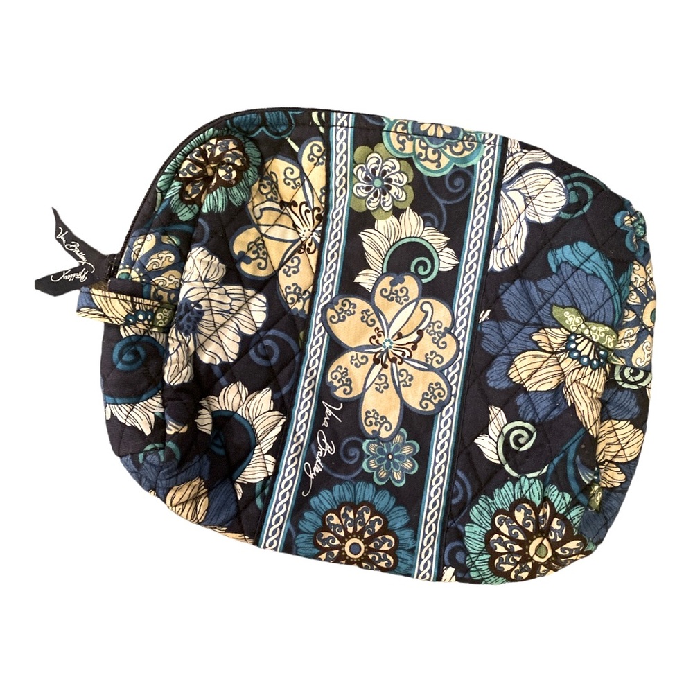 Vera Bradley Retired Maggie Pattern Cosmetic Bag Like New Condition